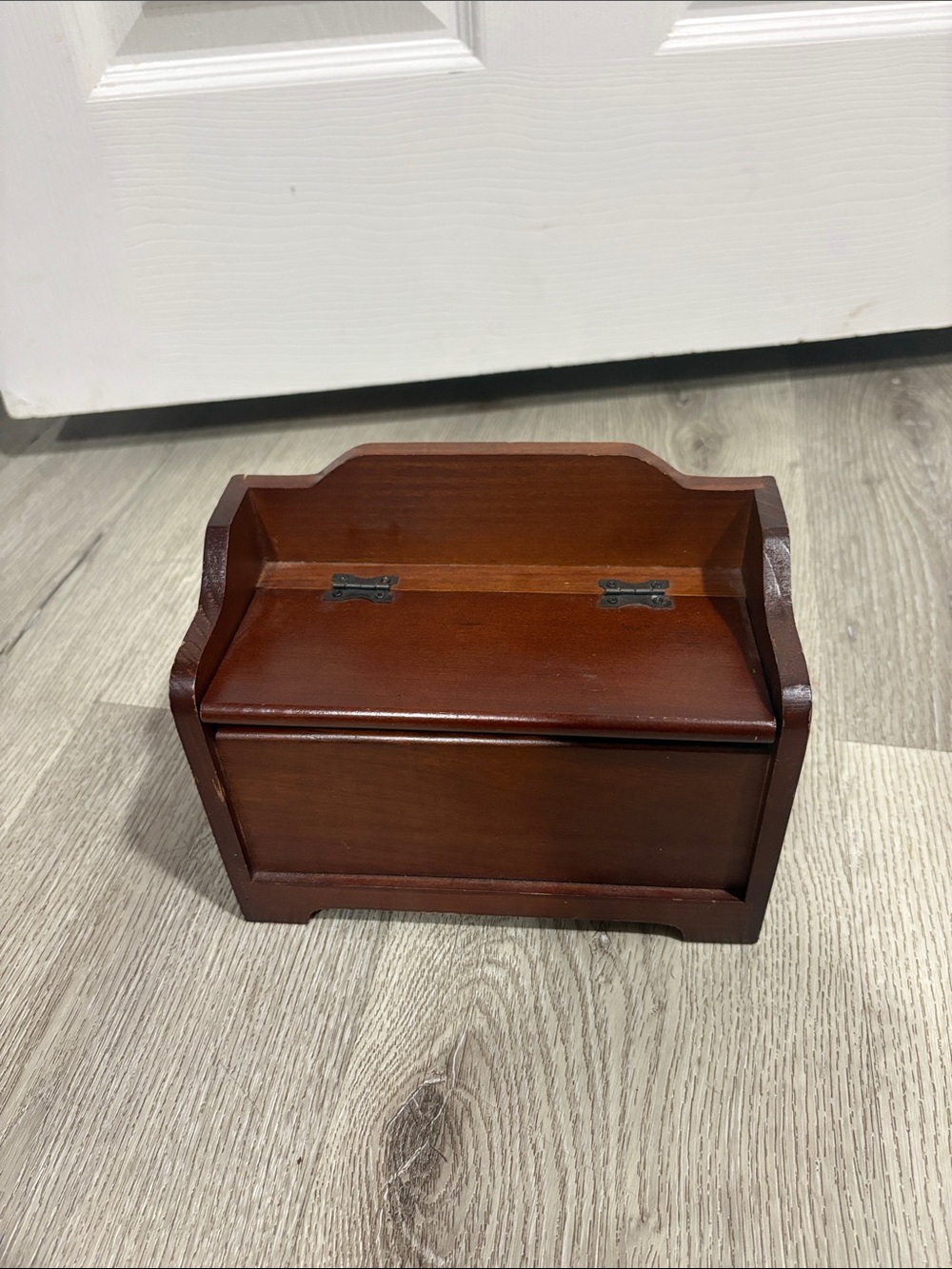 American Girl Wooden Clothing Chest  - Brown Finish